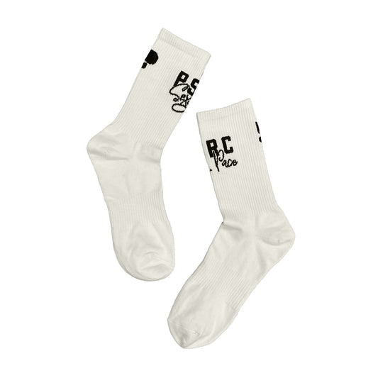 PSRC - Performance Socks - Black with Bold Pink PSRC